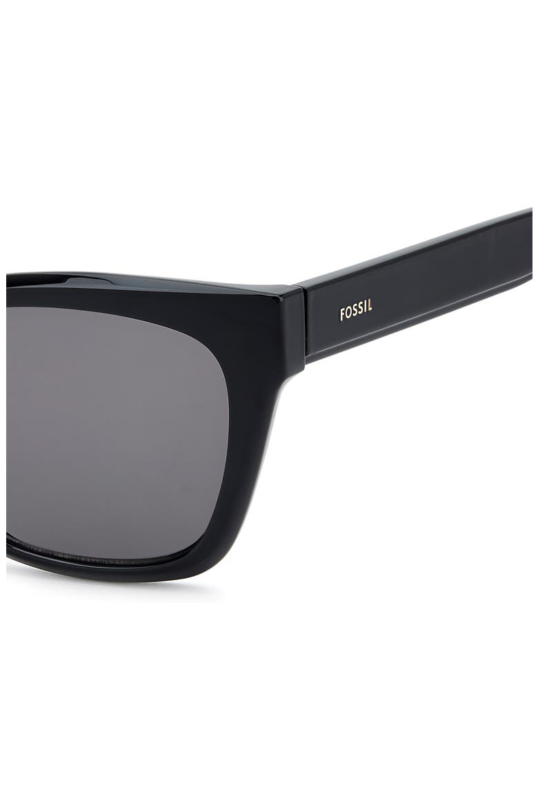 53mm Cat Eye Sunglasses, Alternate, color, BLACK/ GREY