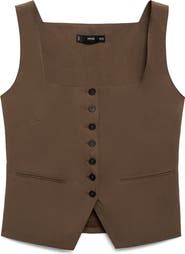 MANGO Cotton Vest