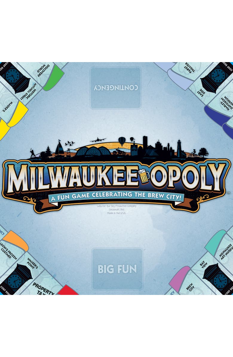 Late for the Sky Milwaukeeopoly Monopoly Board Game, Alternate, color, Multicolored