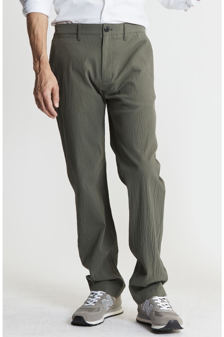 Seersucker Chinos, Main, color, OLIVE