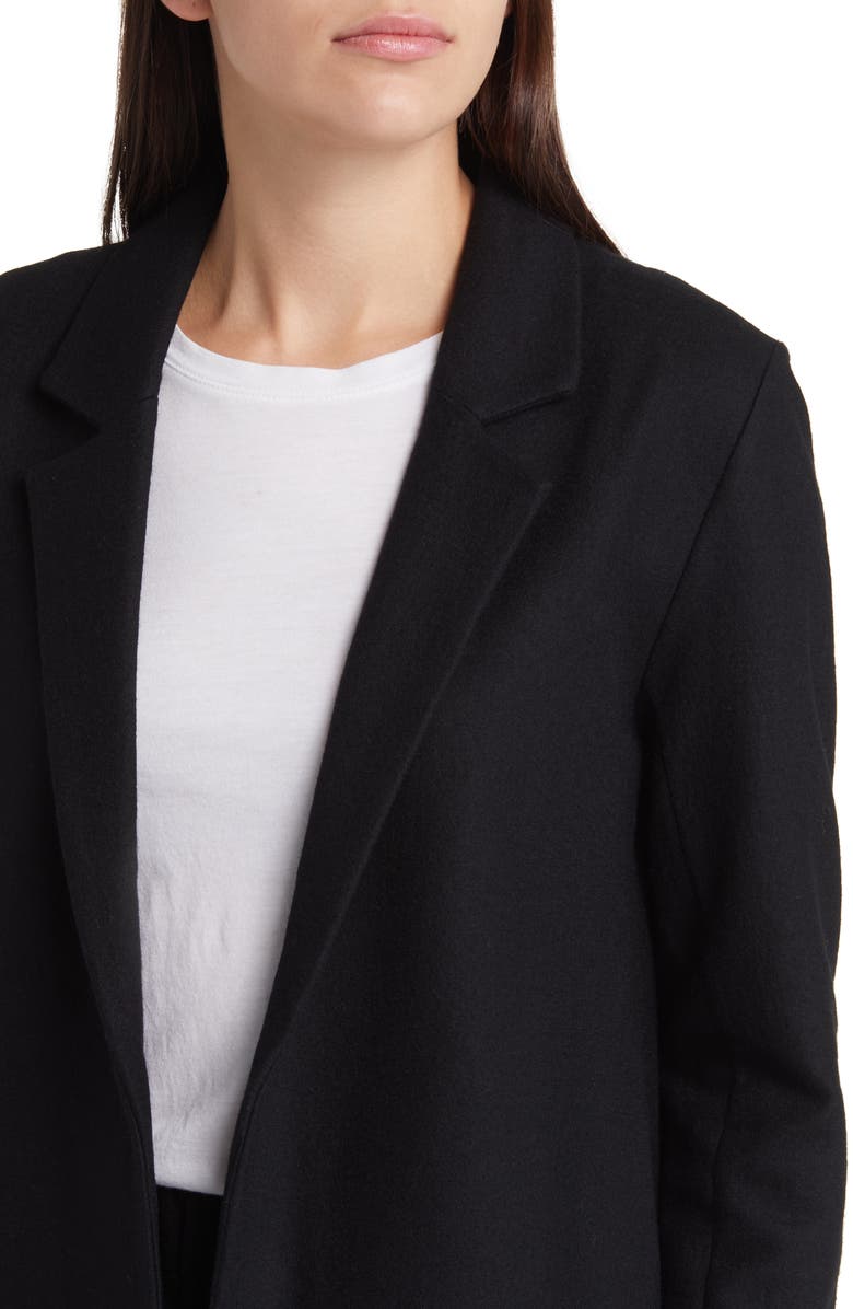 Eileen Fisher Open Front Wool Blazer, Alternate, color, 