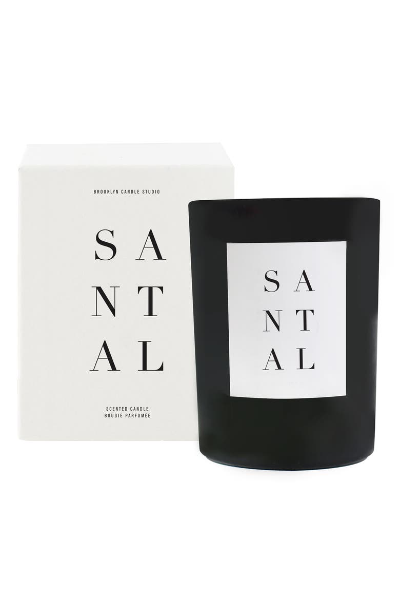 BROOKLYN CANDLE STUDIO Santal Noir Candle, Main, color,