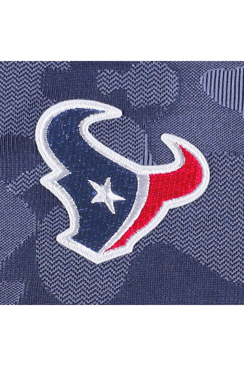 Men's Antigua Navy Houston Texans Brigade Quarter-Zip Sweatshirt, Alternate, color, Navy