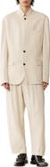 Lanvin Viscose Jacket With Stand-Up Collar