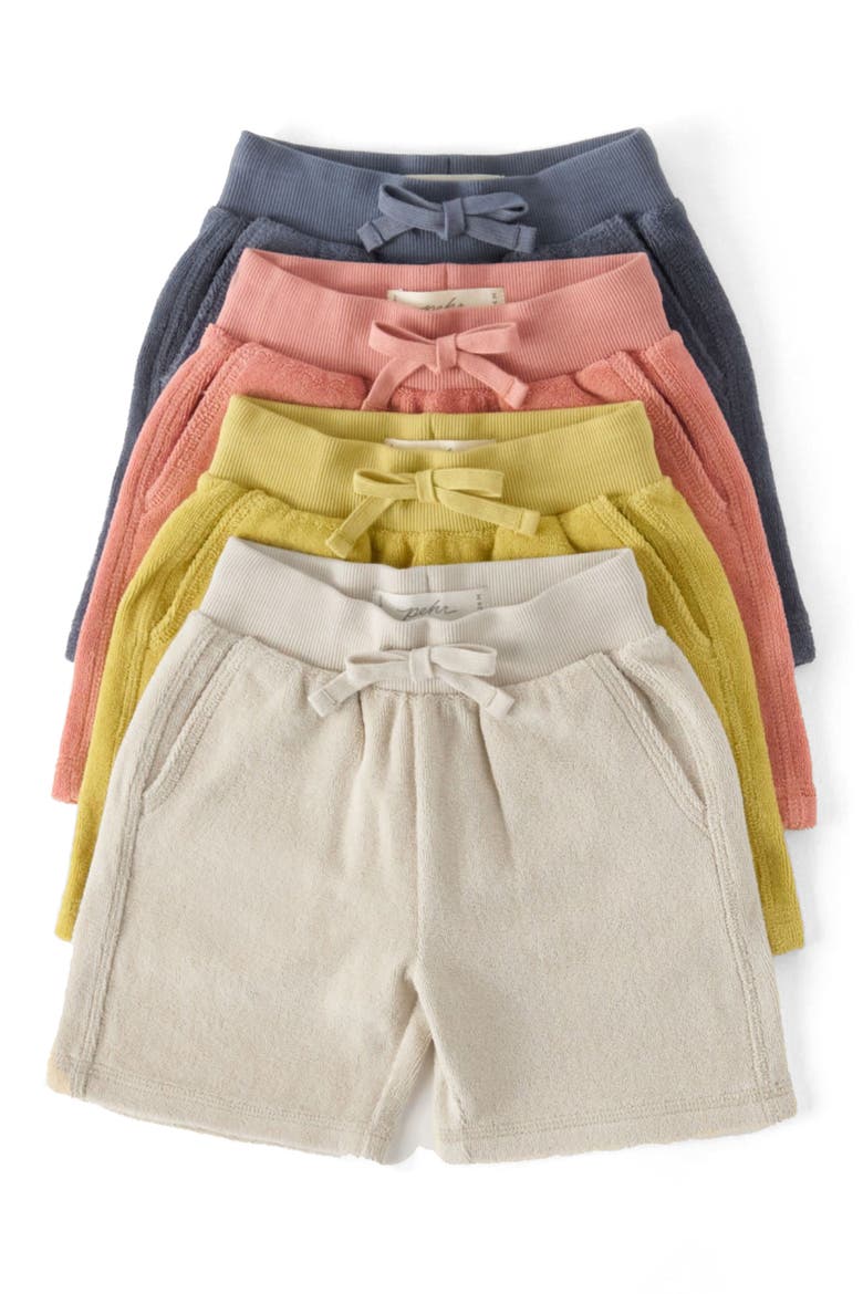 Kids' Classic Organic Cotton Terry Shorts, Alternate, color, CITRUS