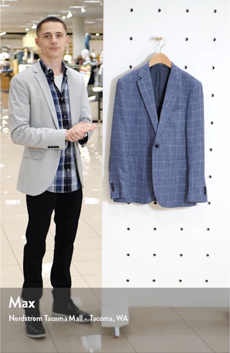 Ironside Regular Fit Plaid Sport Coat, sales video thumbnail
