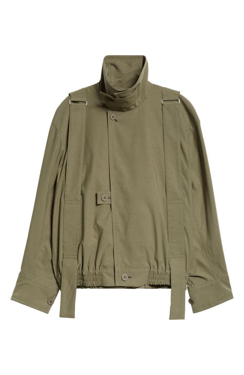 Issey Miyake Homme Plissé  Parachute Jacket In Khaki