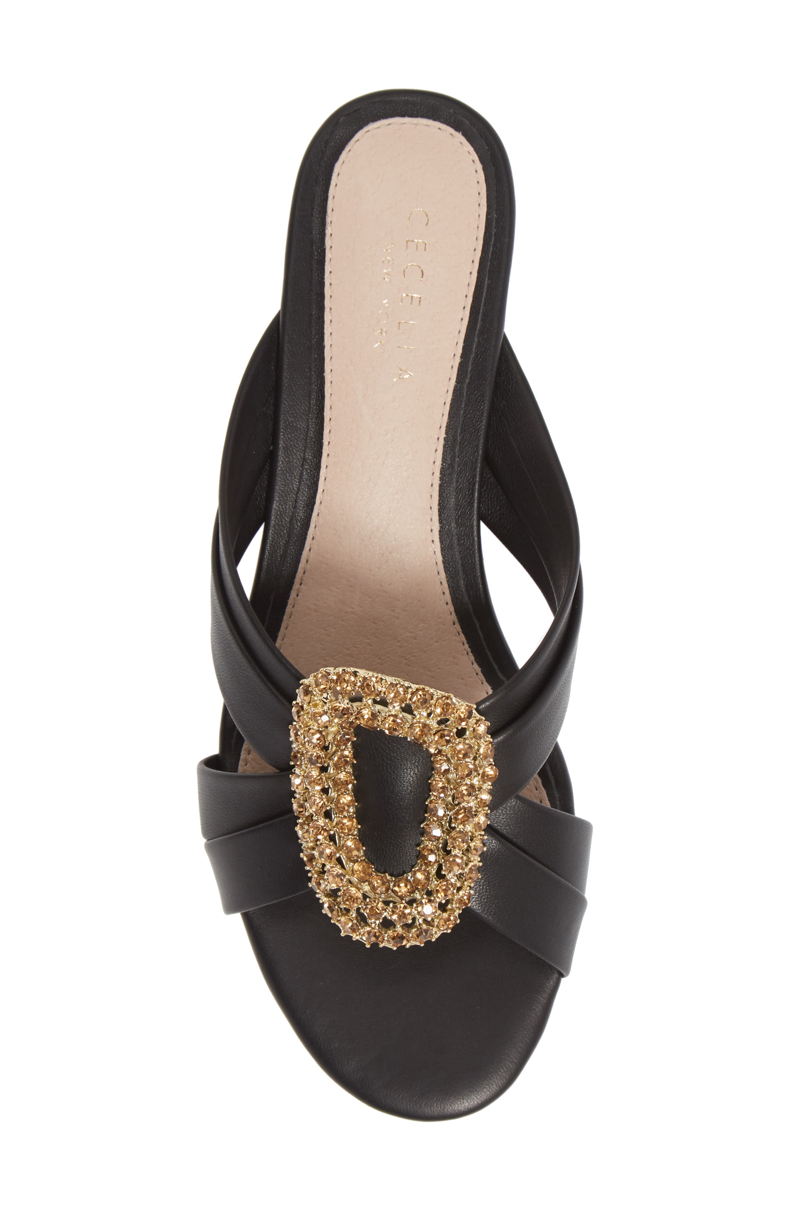 Cecelia New York Paradise Embellished Slide Sandal, Alternate, color, 