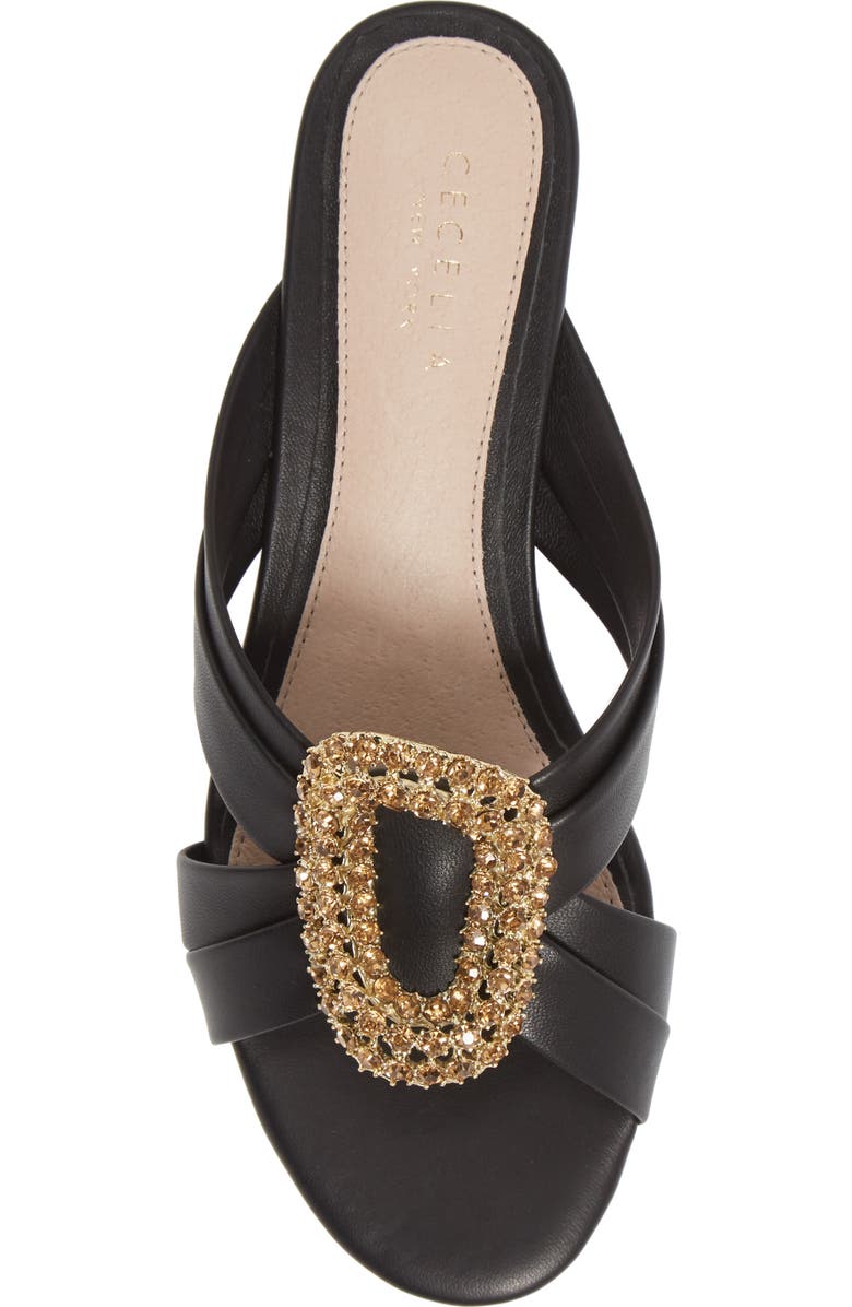 Cecelia New York Paradise Embellished Slide Sandal, Alternate, color,