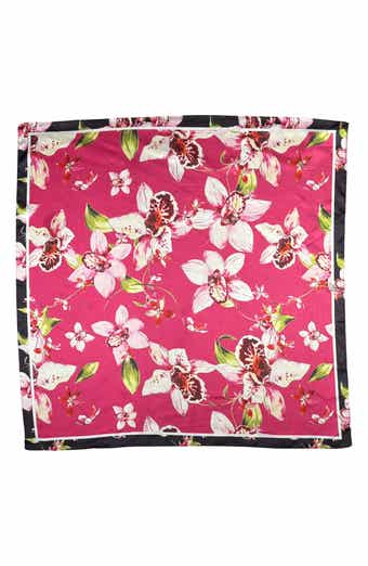 Nicole Miller Floral Square Scarf