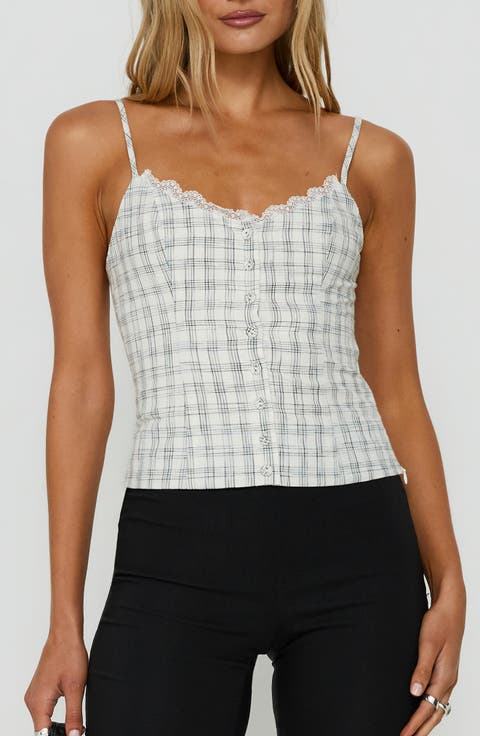 Dalanie Tie Strap Top