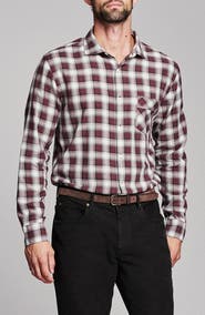 Billy Reid John Boucle Plaid Shirt