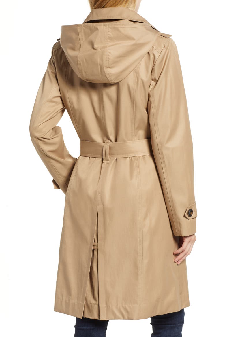 Knee Length Trench Coat, Alternate, color, LF KHAKI