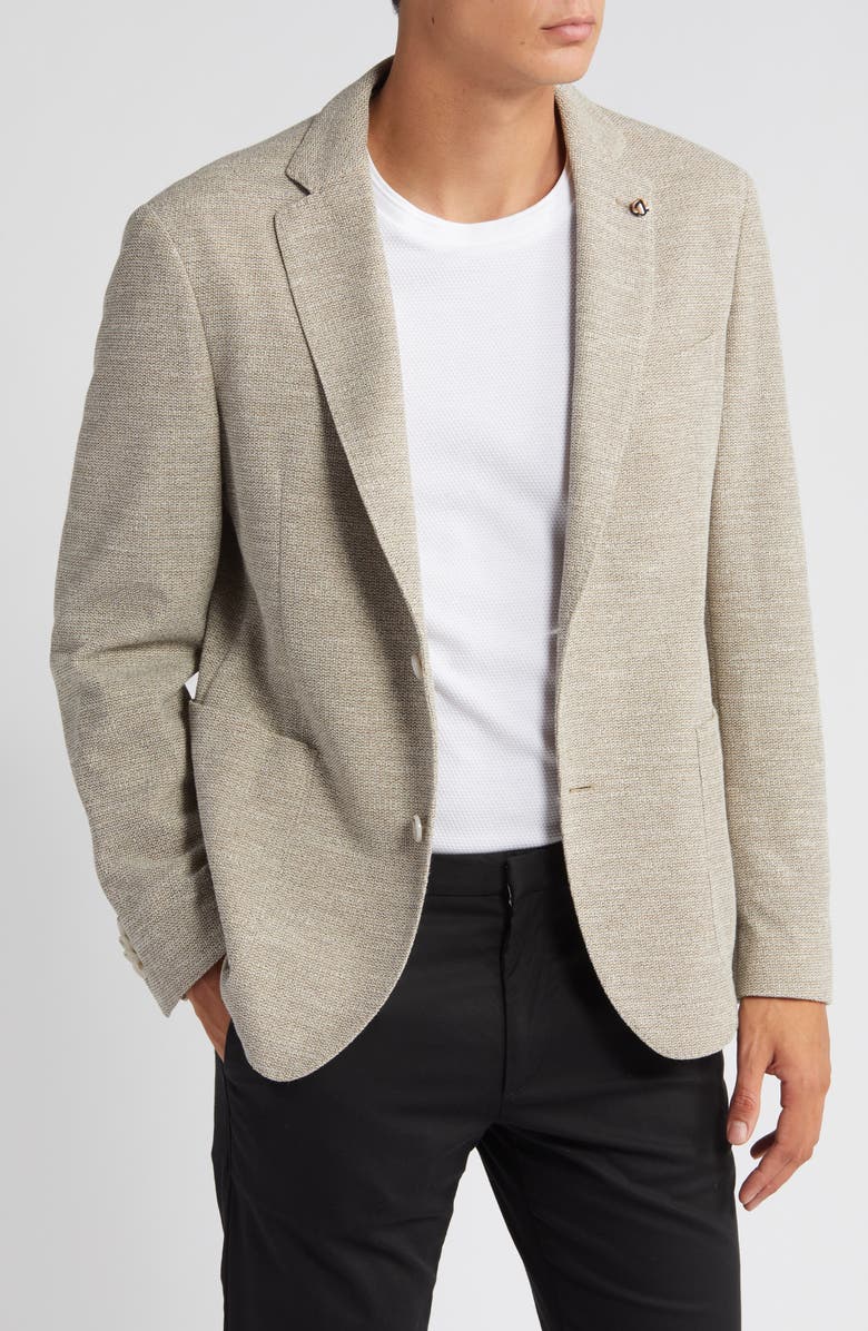 BOSS Hanry Mélange Double Knit Sport Coat, Main, color,
