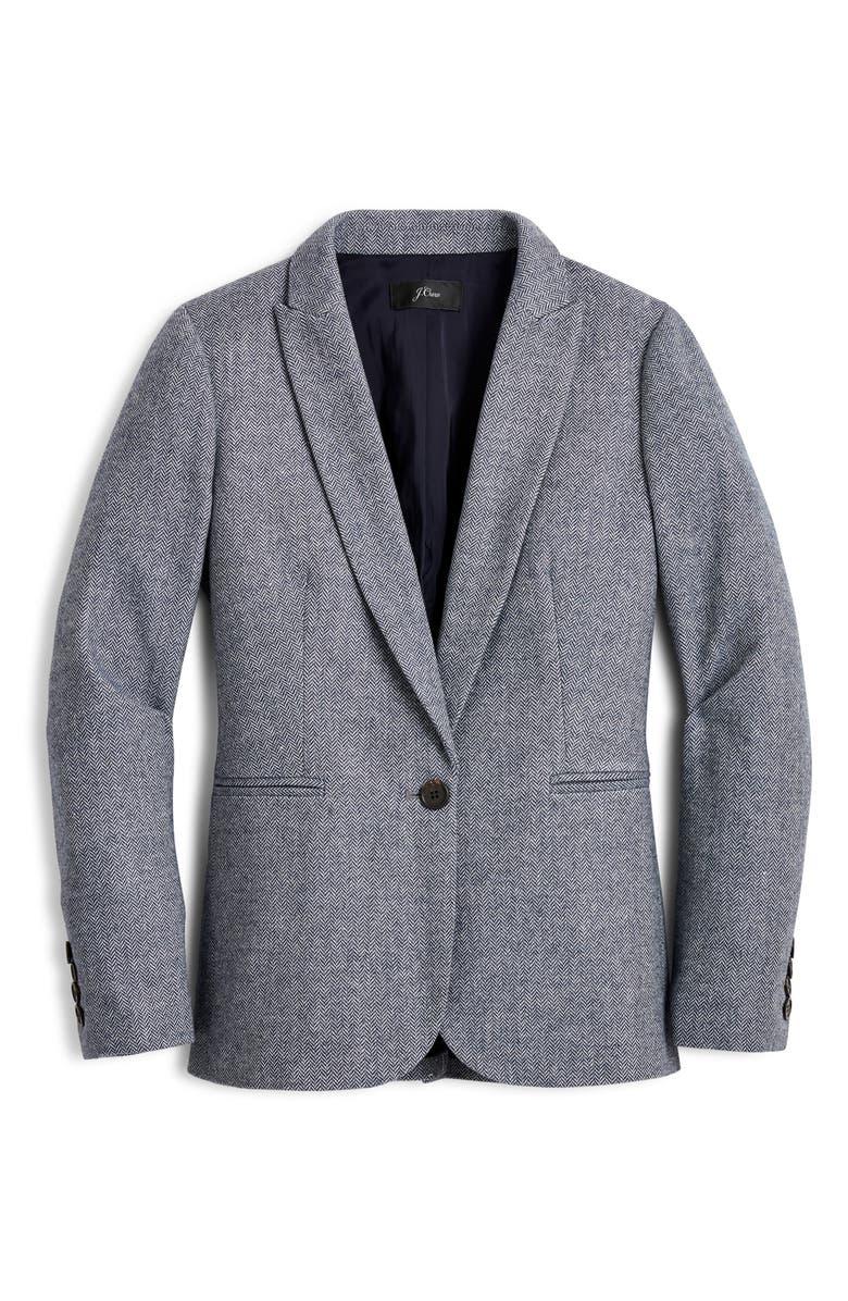 J.Crew Parke Donegal Wool Blend Blazer, Alternate, color, 