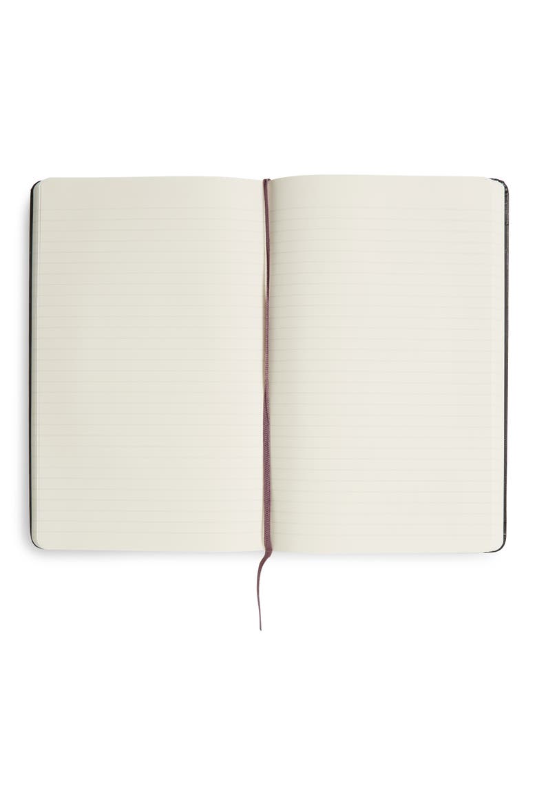 Classic Large Ruled Hardcover Notebook, Alternate, color, BLACK
