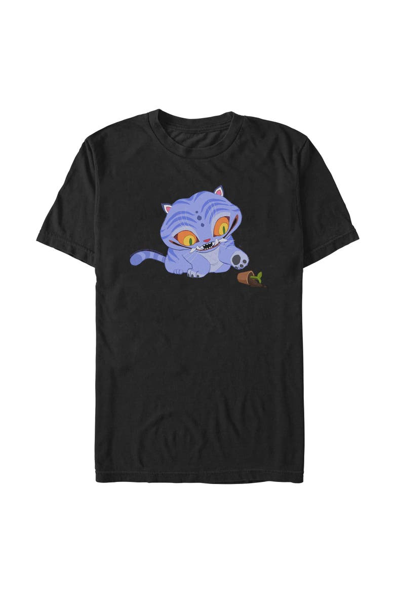 Men's Mischievous Derpy Short Sleeve Graphic T-Shirt, Main, color, Black