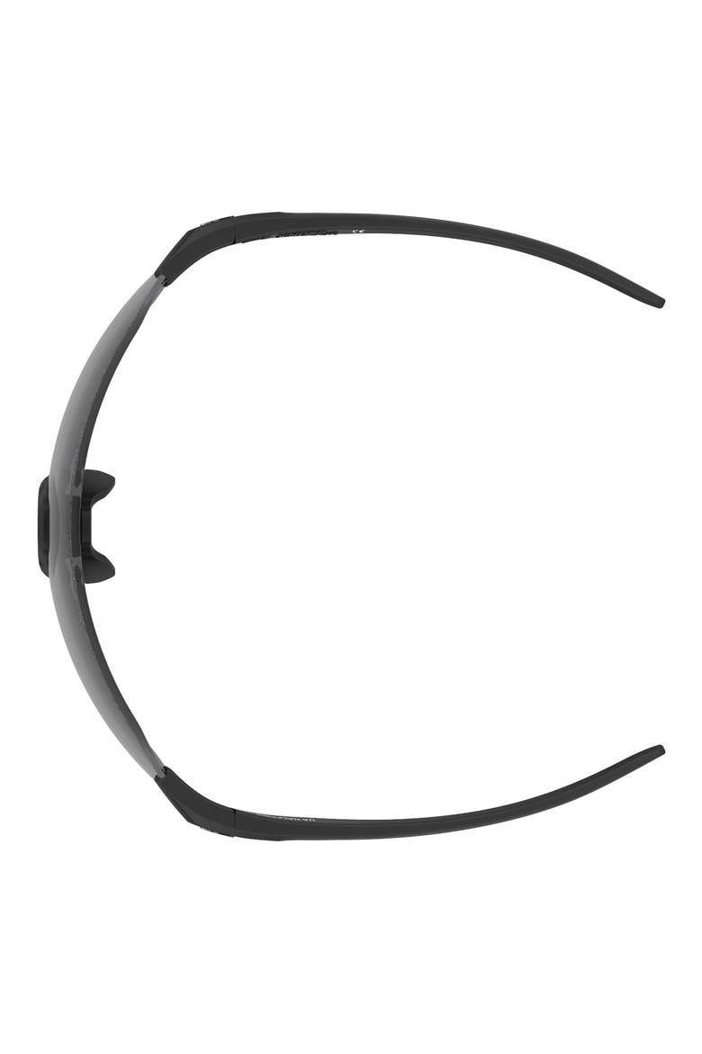 Halftime 99mm Shield Sport Sunglasses, Alternate, color, MATTE BLACK / GREY OLEOPHOBIC