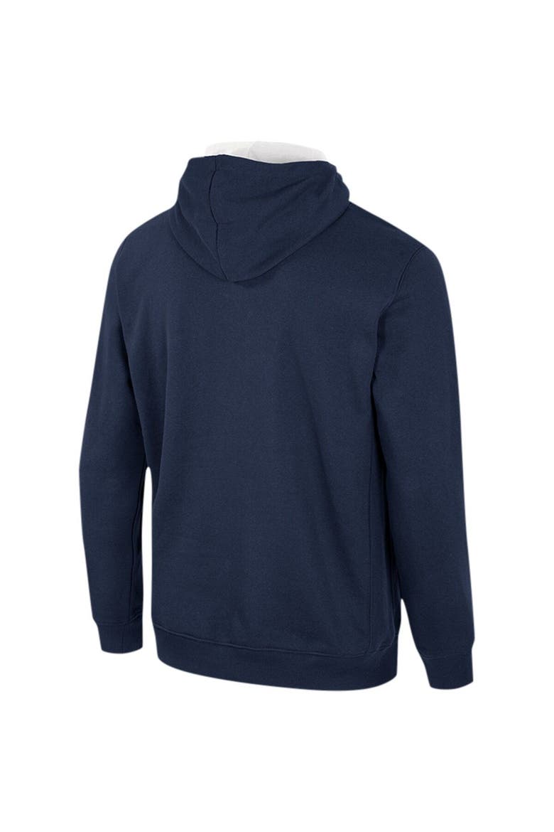 Men's Colosseum Navy Jackson State Tigers Team Half-Zip Pullover Hoodie, Alternate, color, Navy