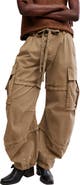 Free People Reef Curved Cargo Twill Pants