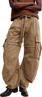Free People Reef Curved Cargo Twill Pants