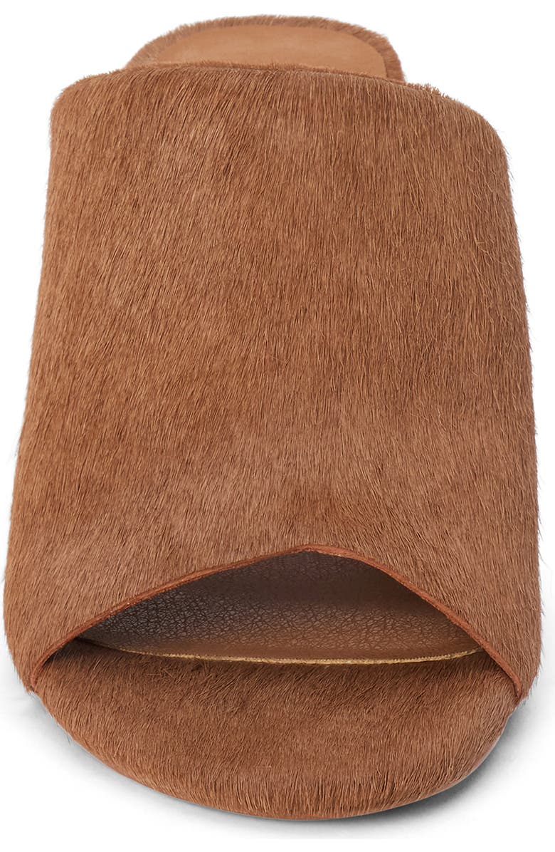 Matisse Dante Genuine Calf Hair Slide Sandal, Alternate, color, Brown