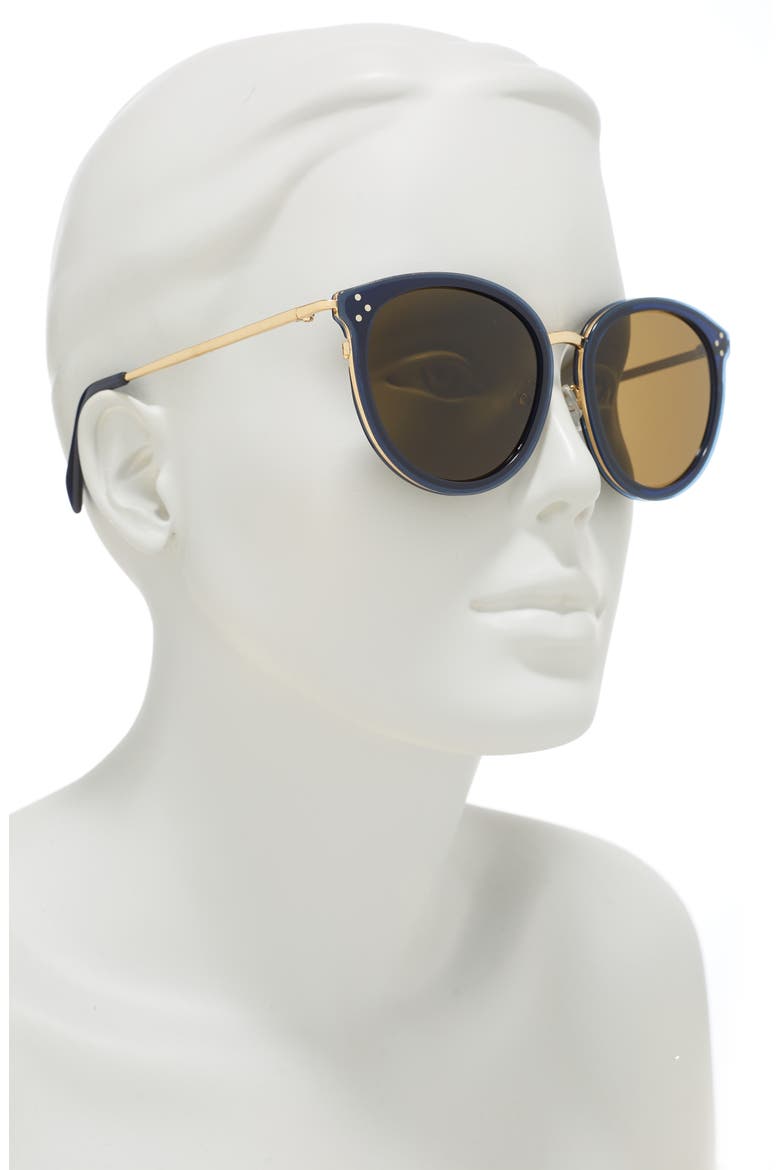 56mm Round Sunglasses, Alternate, color, COLHAV/ROVXPZ