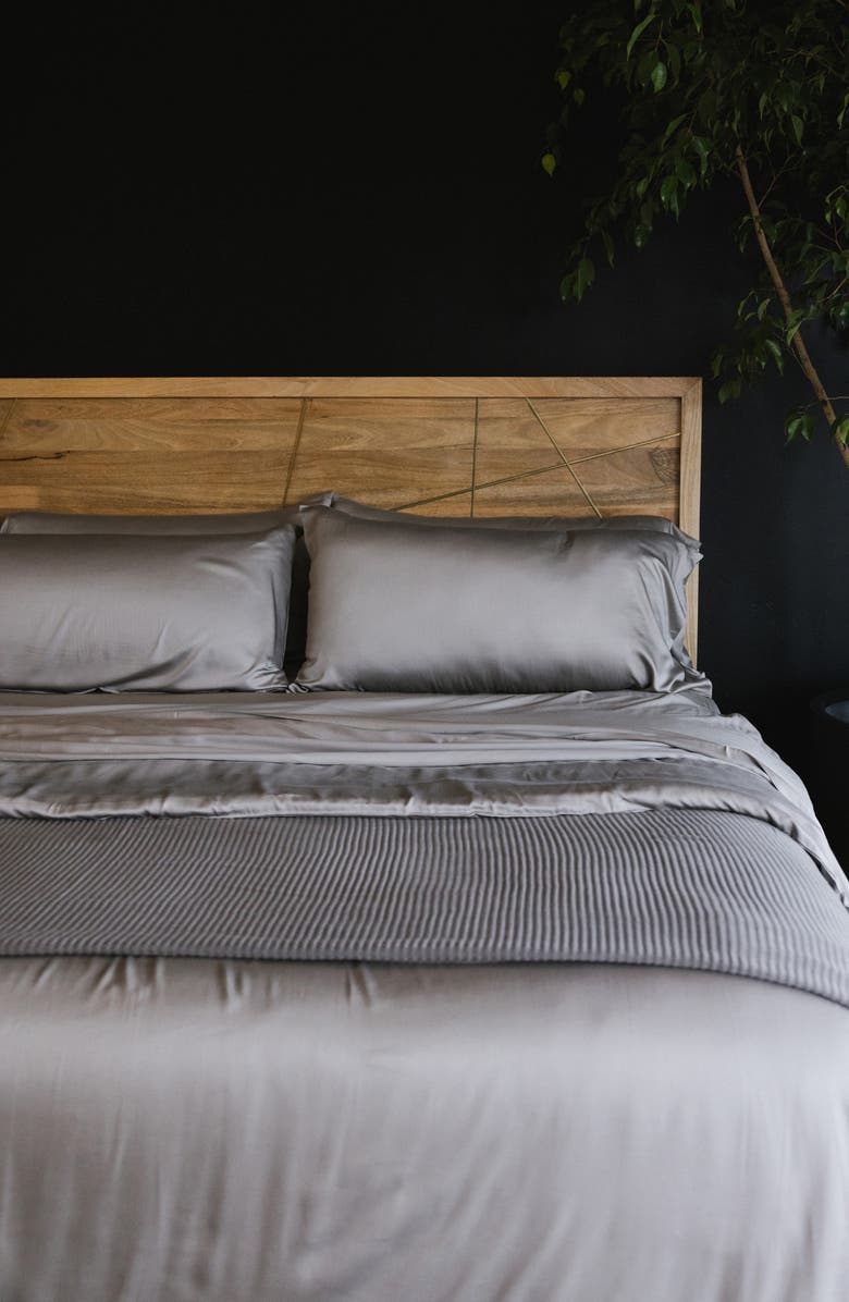 Cozy Earth Wrinkle Resistant Sheet Set, Alternate, color, Dove Grey