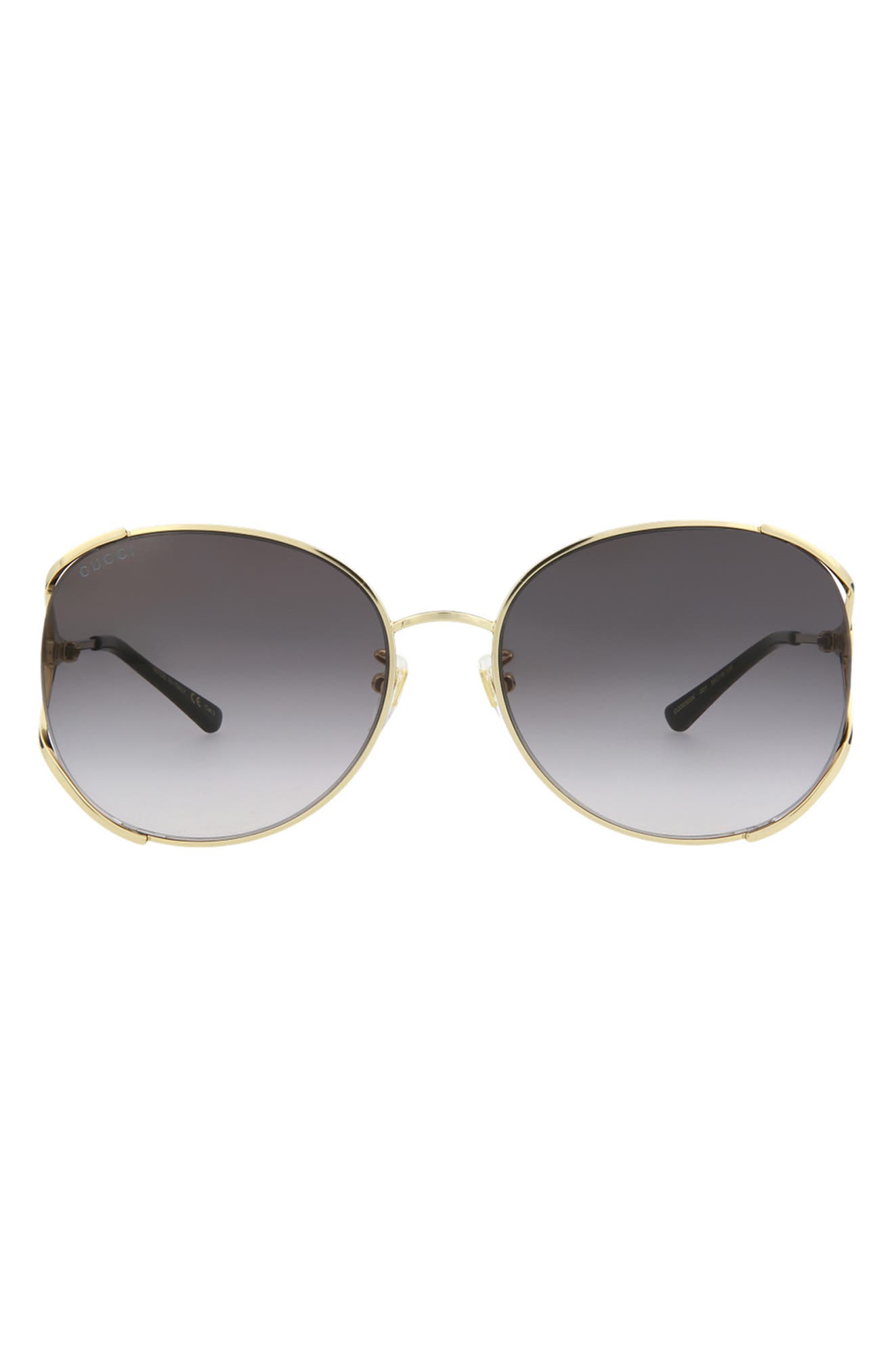 Gucci 59mm Round Sunglasses