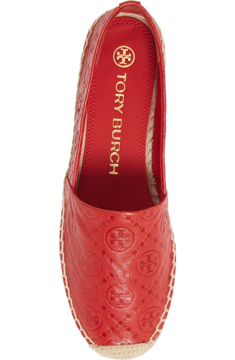Tory Burch T Monogram Espadrille Flat, Alternate, color,