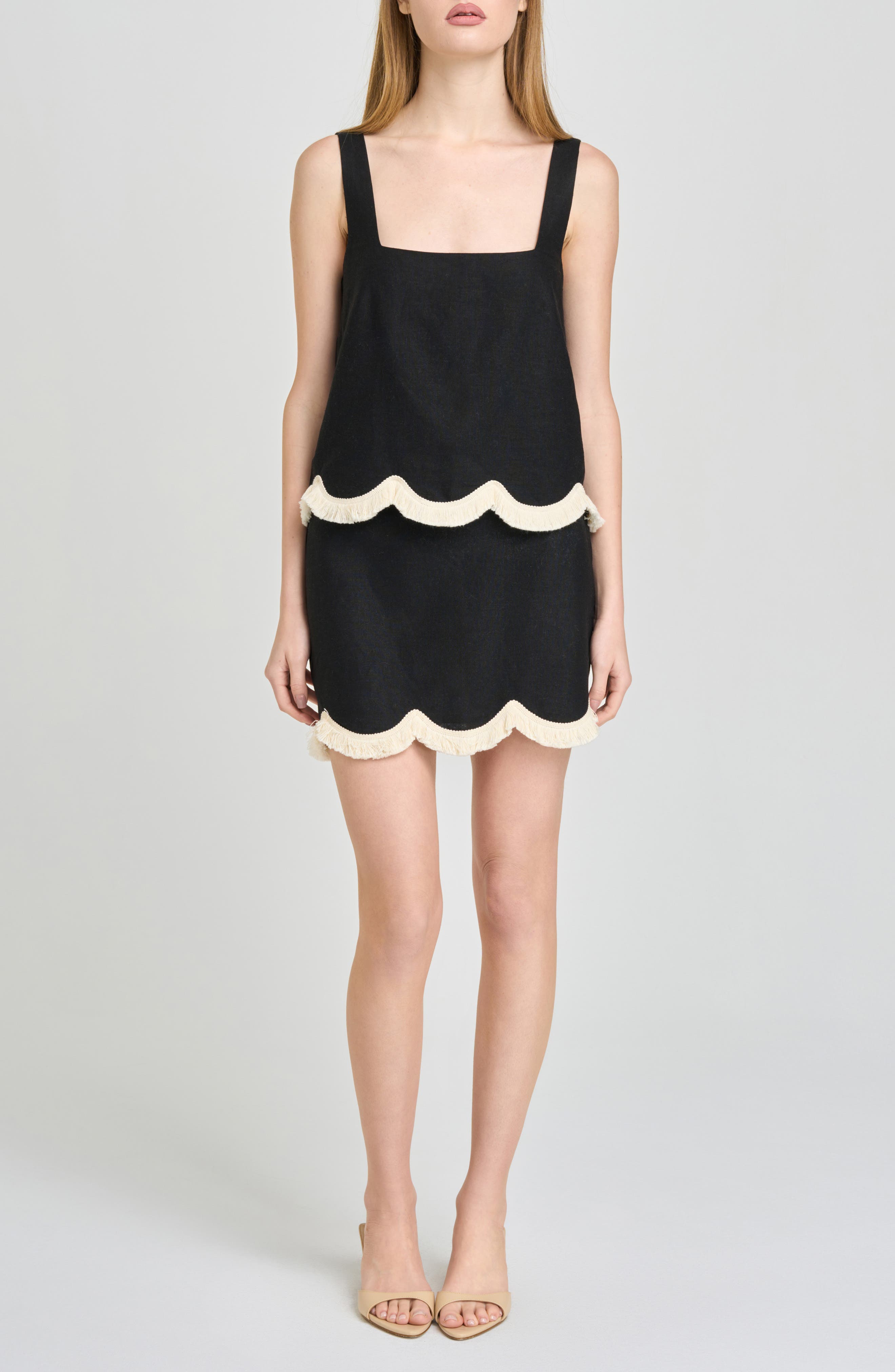 Encore Scallop Trim Skirt