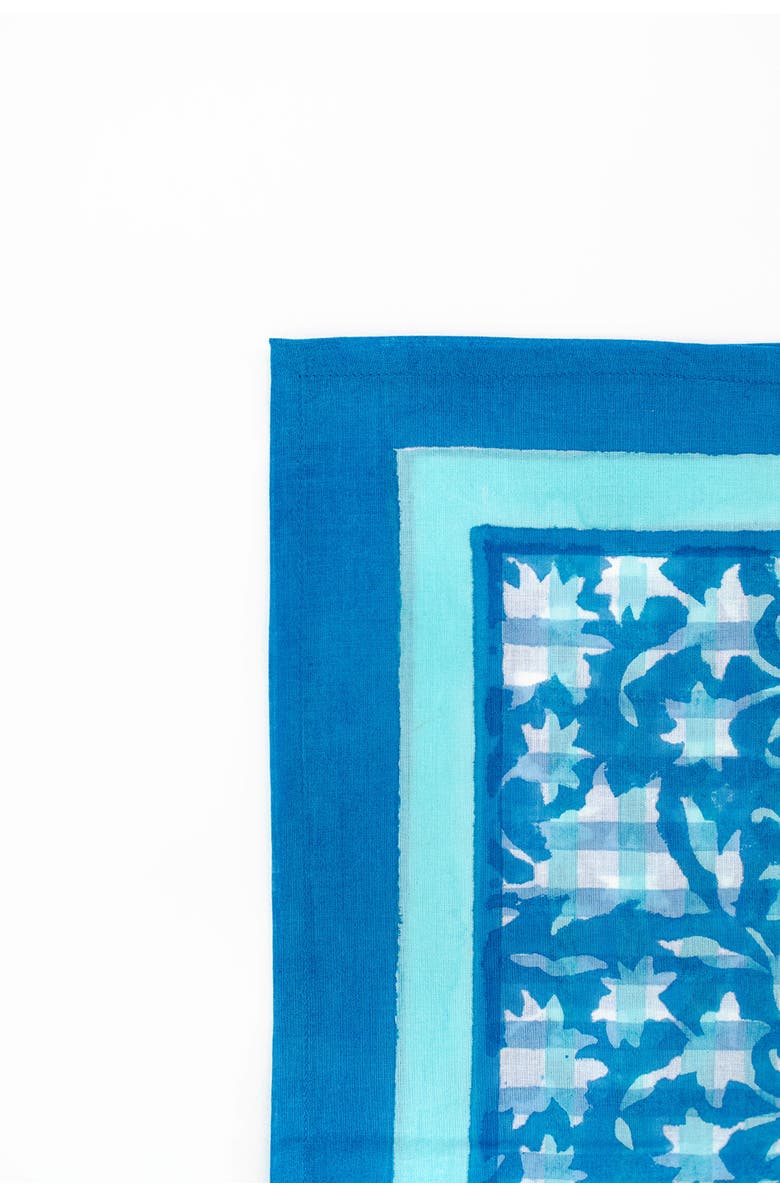 Inner Child Sana Organic Cotton Blockprint Scarf, Alternate, color, Multicolor