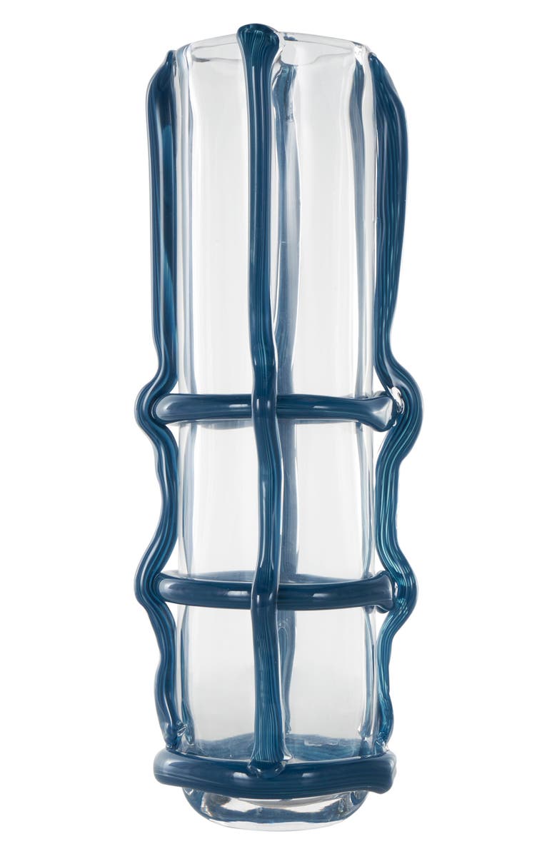 VIVIAN LUNE HOME Recycled Glass Vase, Alternate, color,