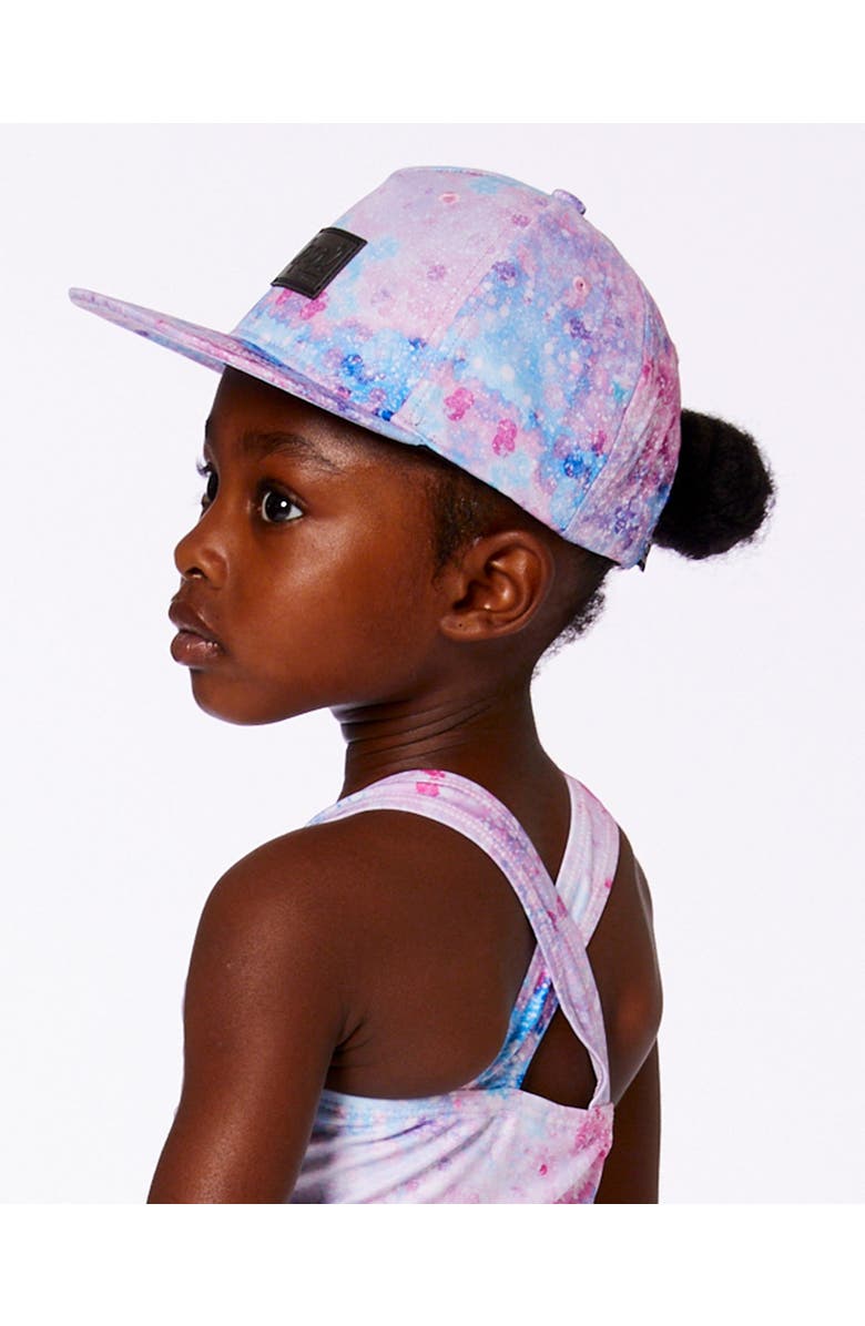 Deux par Deux Baby Girl's Printed Cap Pink With Bubble Effects, Alternate, color, Pink With Bubble Effects