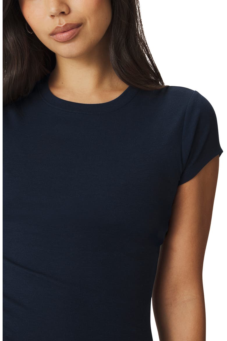 Josie Stretch Jersey T-Shirt, Alternate, color, NAVY BLUE