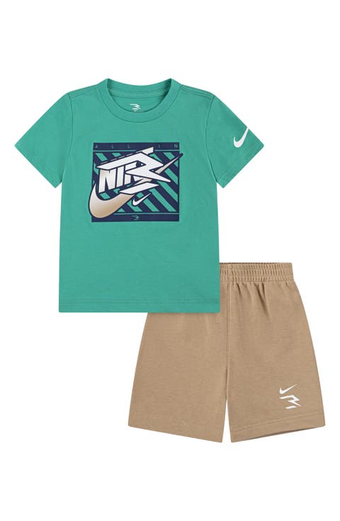 Gradient Logo Graphic T-Shirt & Shorts Set (Baby)