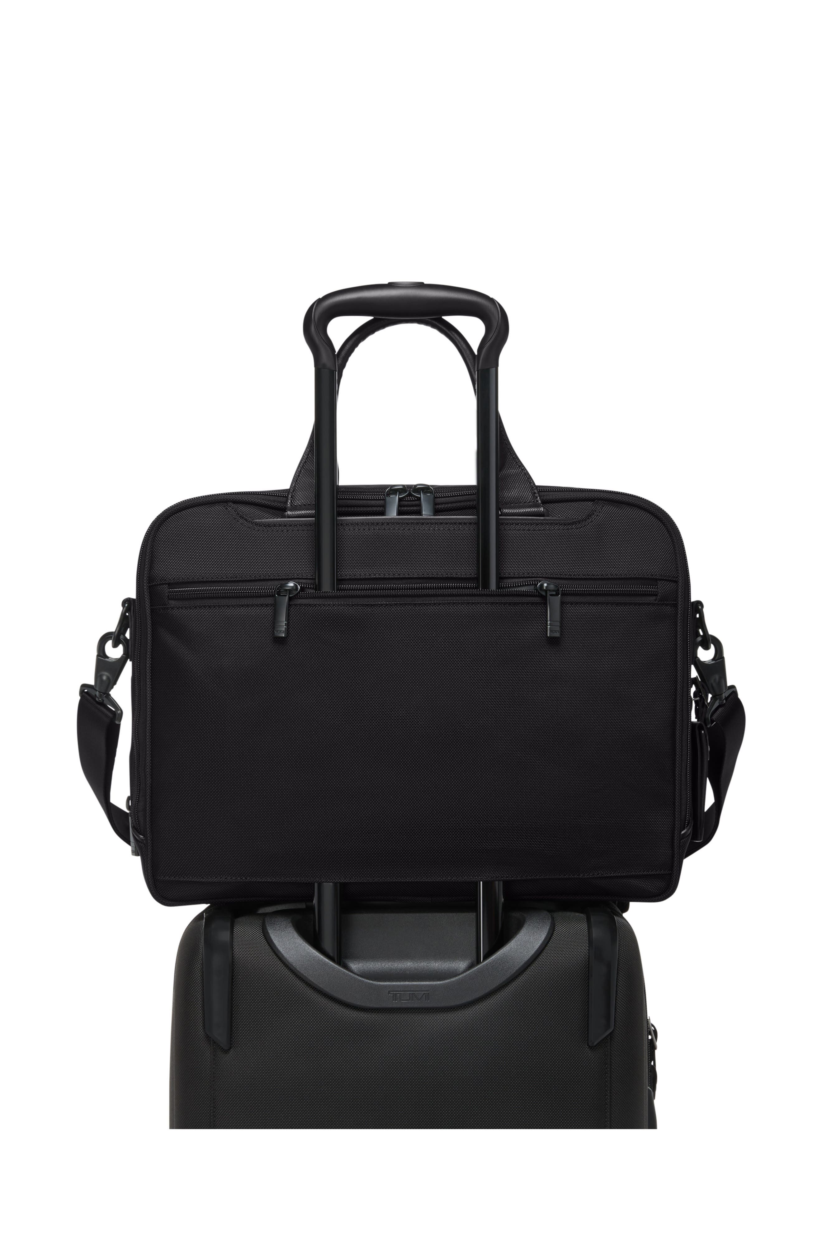 TUMI Medium 15-Inch Expandable Briefcase, Alternate, color, Black