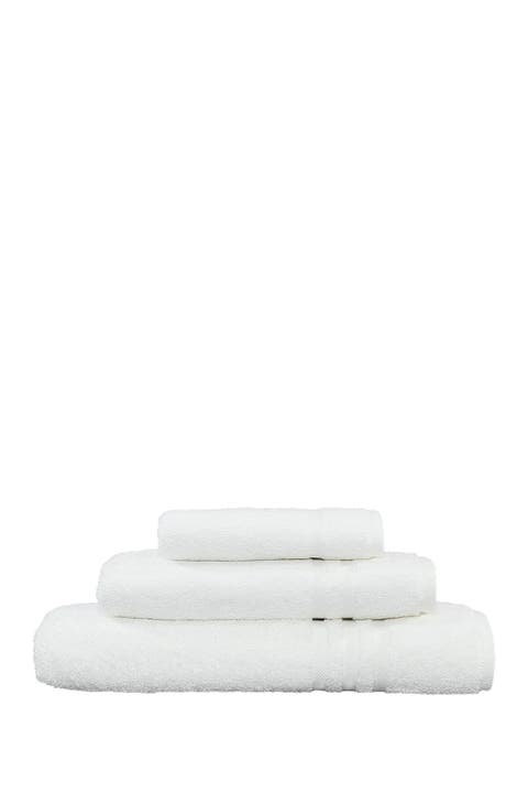 Denzi 3-Piece Towel Set - White