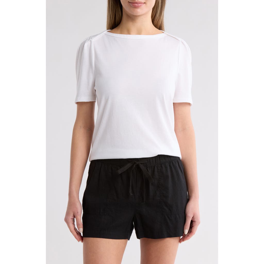 CASLON CASLON® STRIPE ENVELOPE NECK KNIT TOP