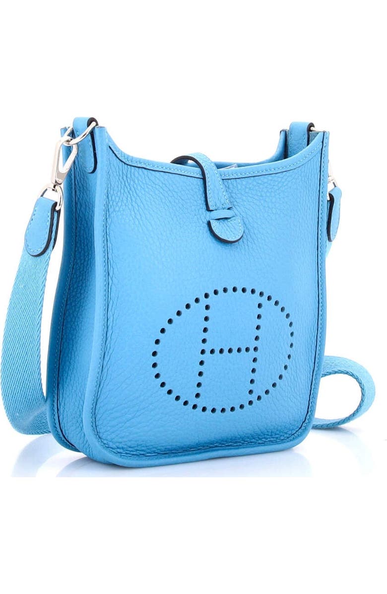Pre-Owned Hermes Evelyne Bag Gen III Maurice TPM, Alternate, color, Celeste