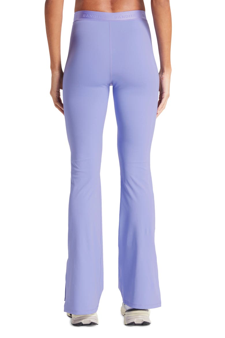 Sport Logo Slit Flare Leggings, Alternate, color, JACARANDA