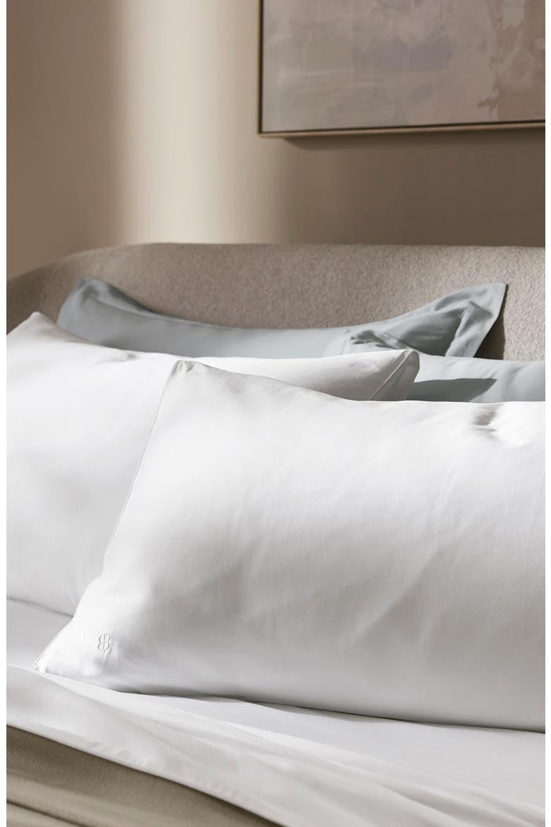 Signature Piped Edge Sheet Set, Alternate, color, WHITE/ WHITE