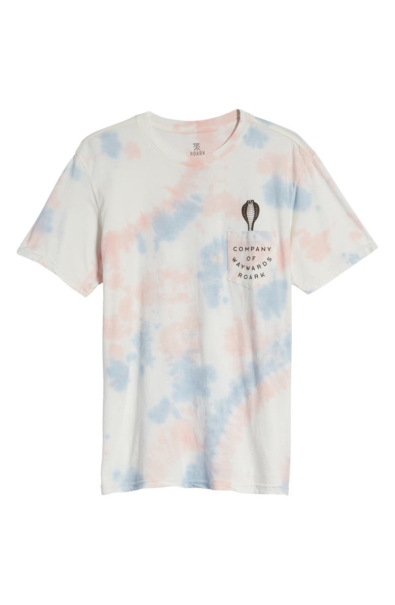 Roark Men's Snake Charmer Tie Dye Pocket Graphic Tee, Alternate, color, 