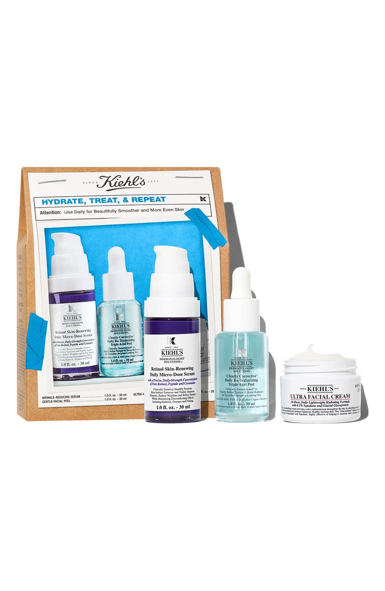 Kiehl's Since 1851 Hydrate, Treat & Repeat Gift Set $140 Value, Main, color,