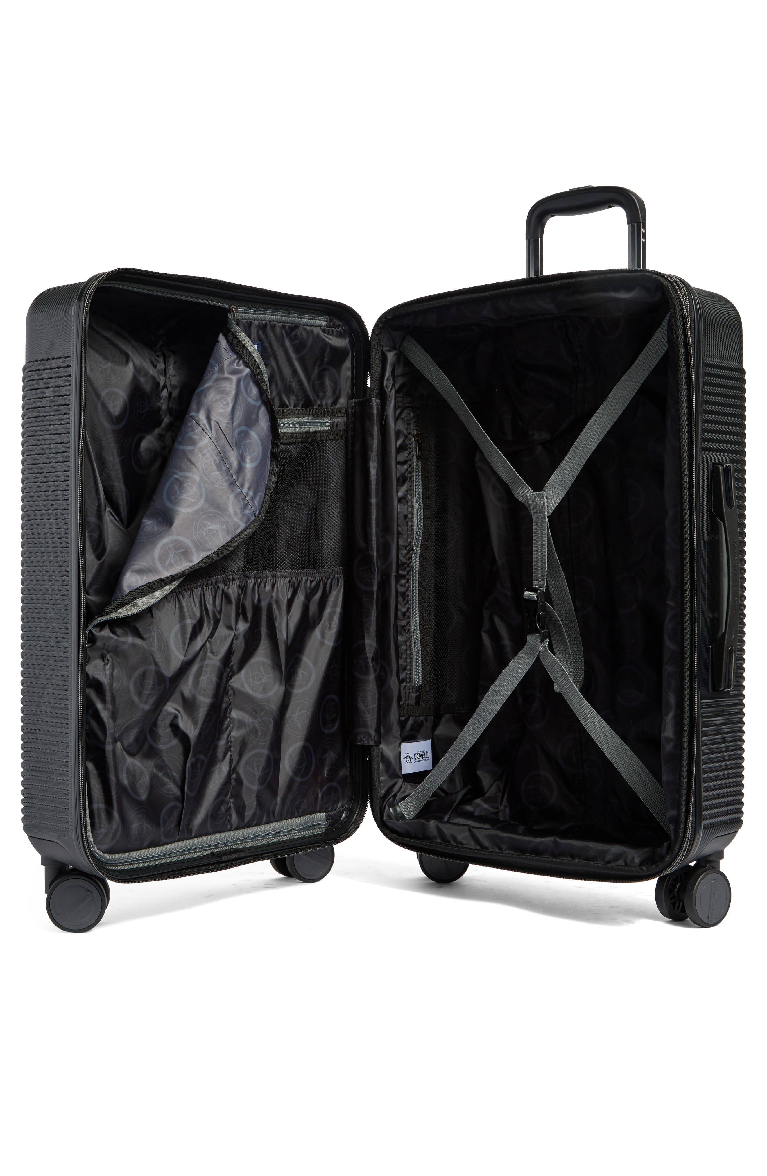 Original Penguin Eli 25-Inch Hardside Spinner Luggage, Alternate, color, Black