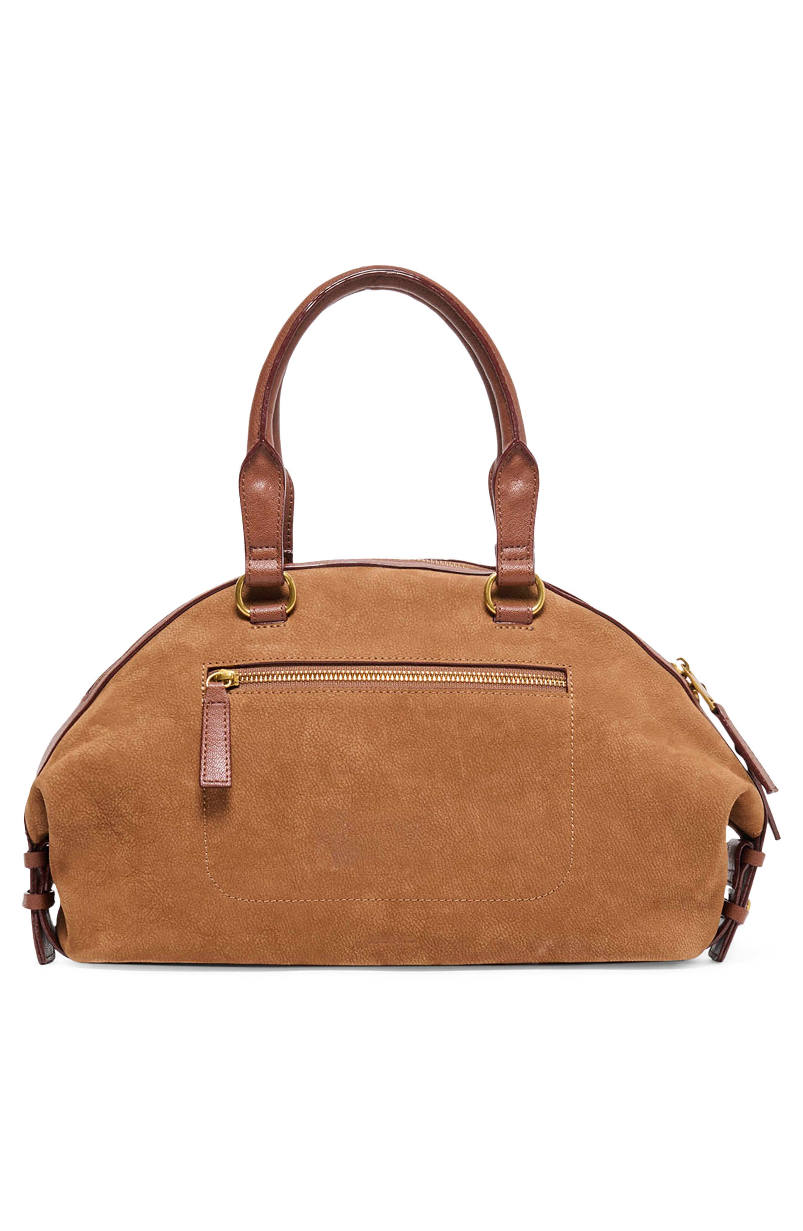 Dolce Vita Sion Leather Satchel, Alternate, color, Cognac