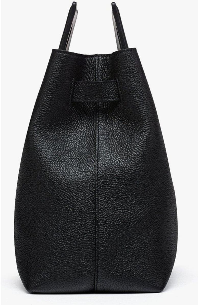 MCM Soft Diamond Shoulder Bag in Embossed Leather, Alternate, color, Black