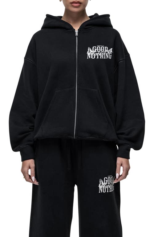 Good For Nothing Dakota Black Zip up Hoodie  product