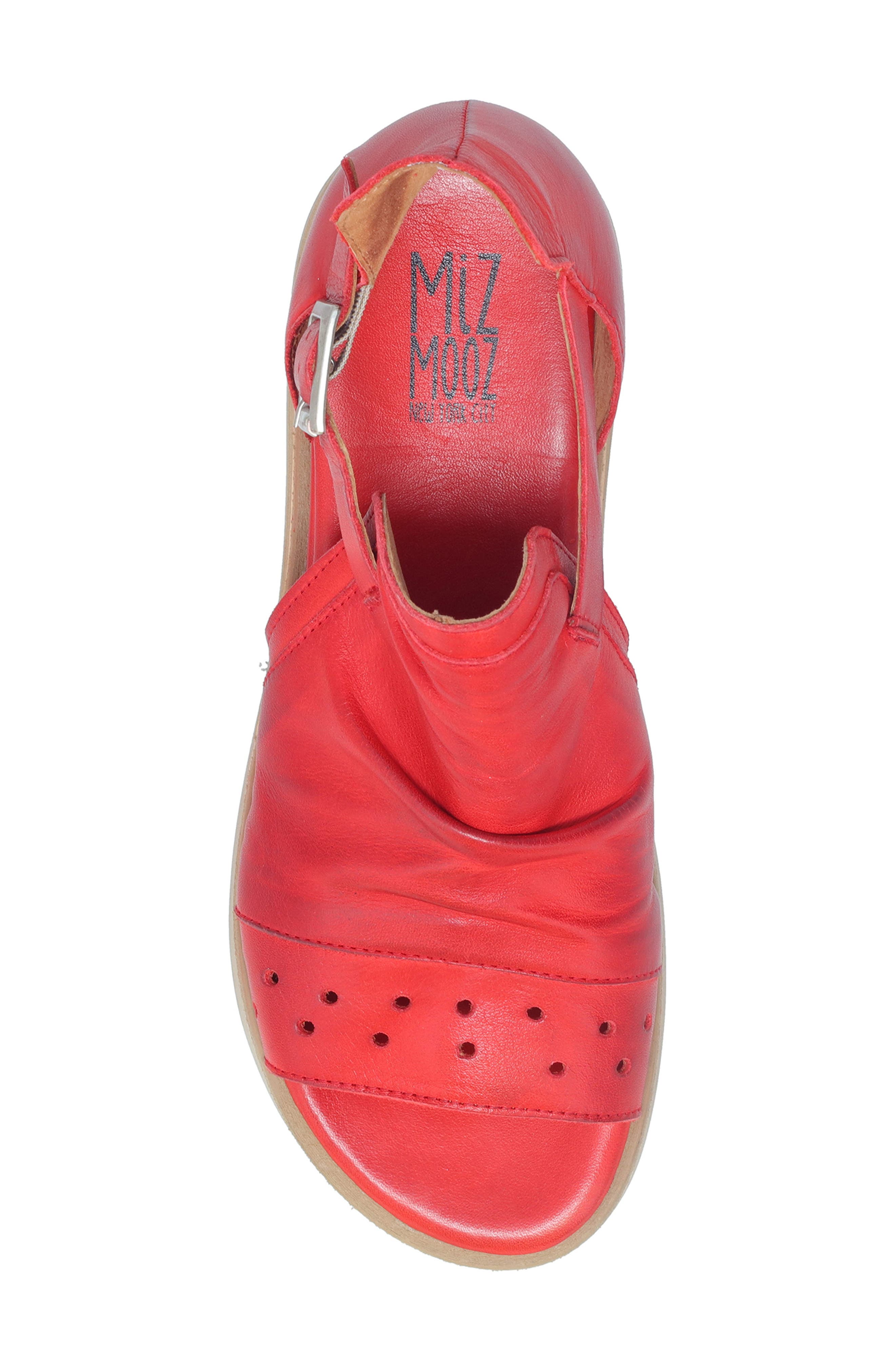 Cara Sandal, Alternate, color, SCARLET