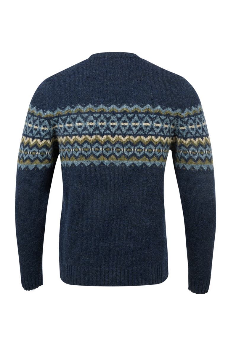Fair Isle Sweater, Alternate, color, DARK NAVY